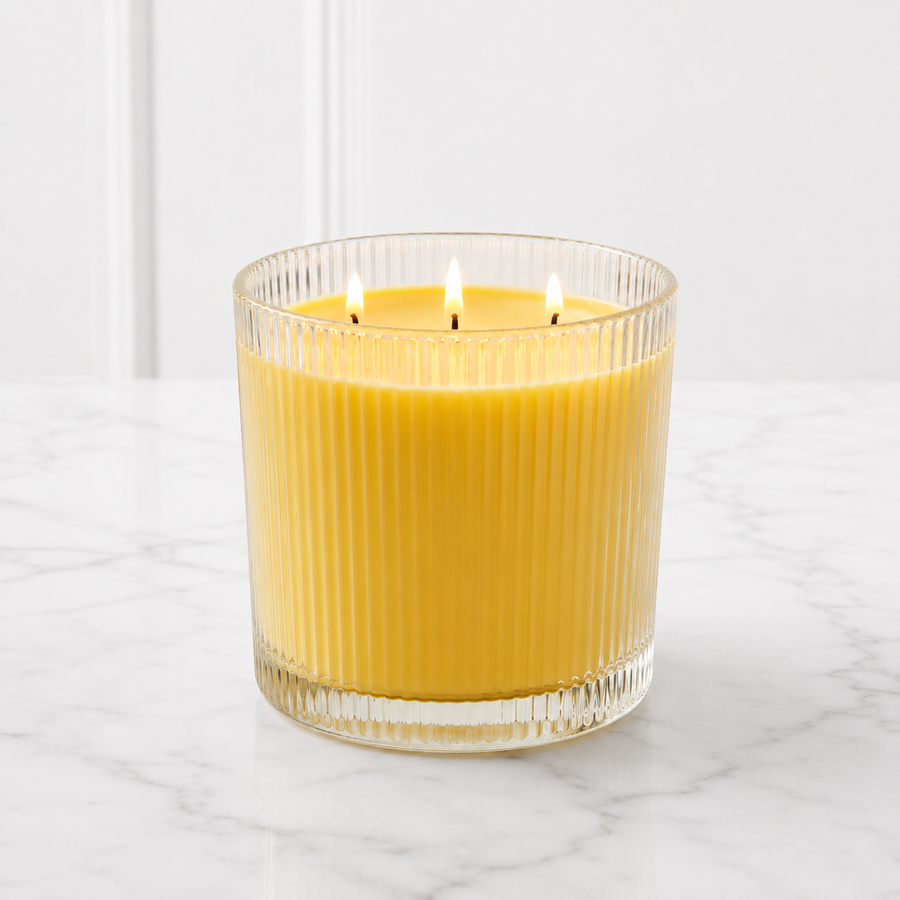30oz Ribbed Candle