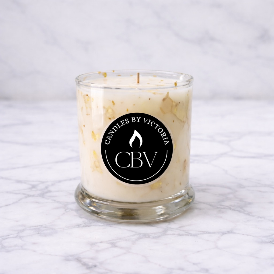 15oz Gold Flake Candle