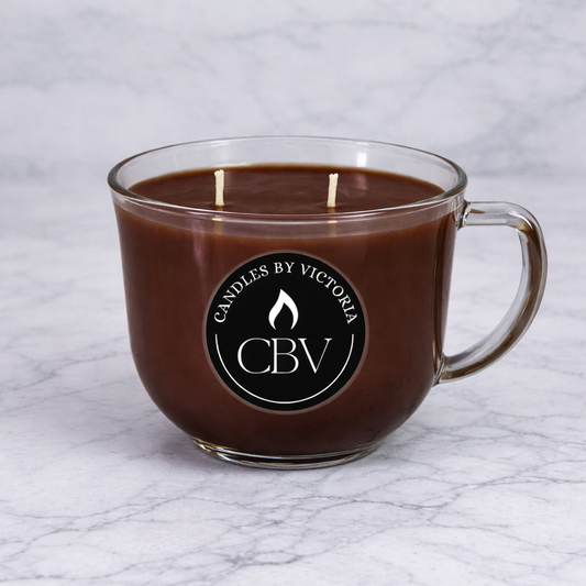 18oz Clear Coffee Cup Candle