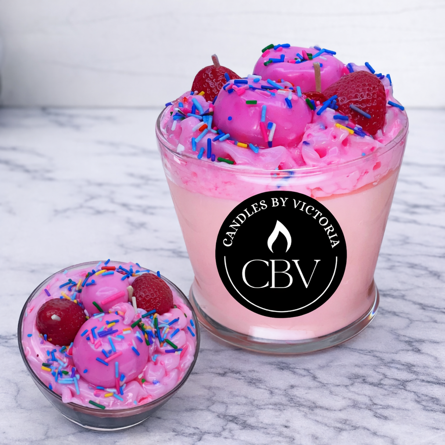 Strawberry Cream Donut