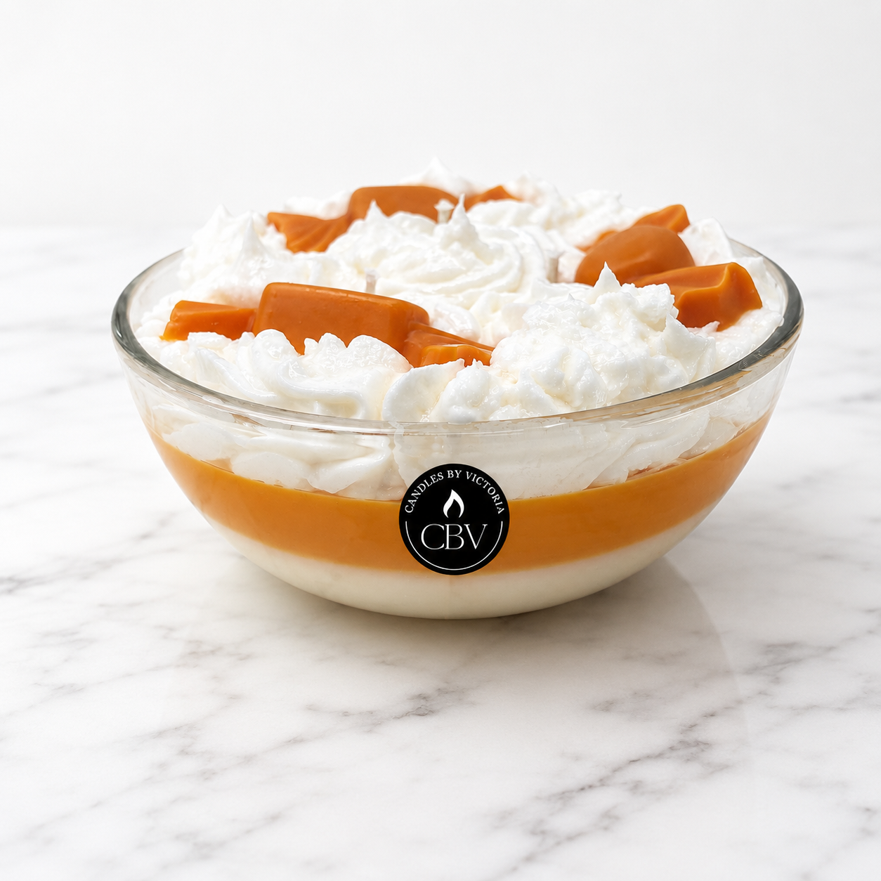 Layered Butterscotch Coconut Cream
