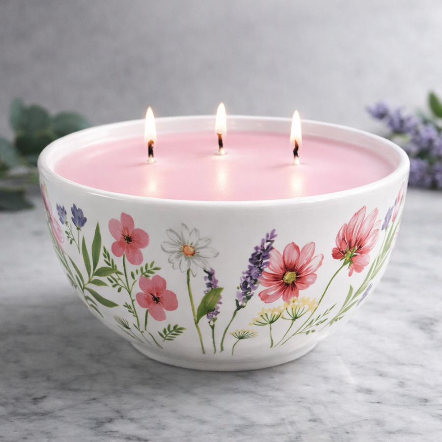 Spring Bowl Candle