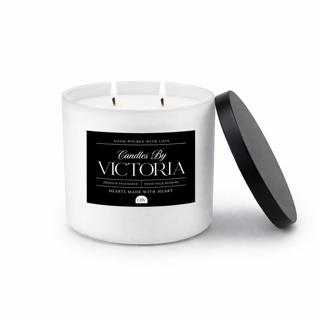 18oz Matte White Candle