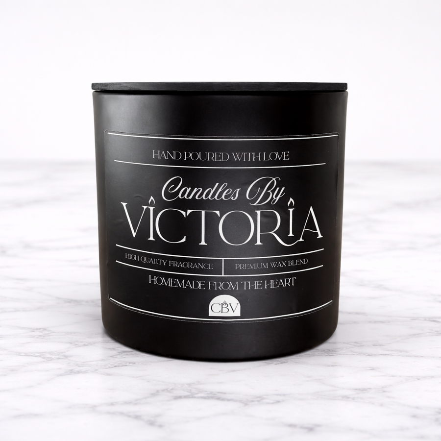 70oz Matte Black Cylinder Jar