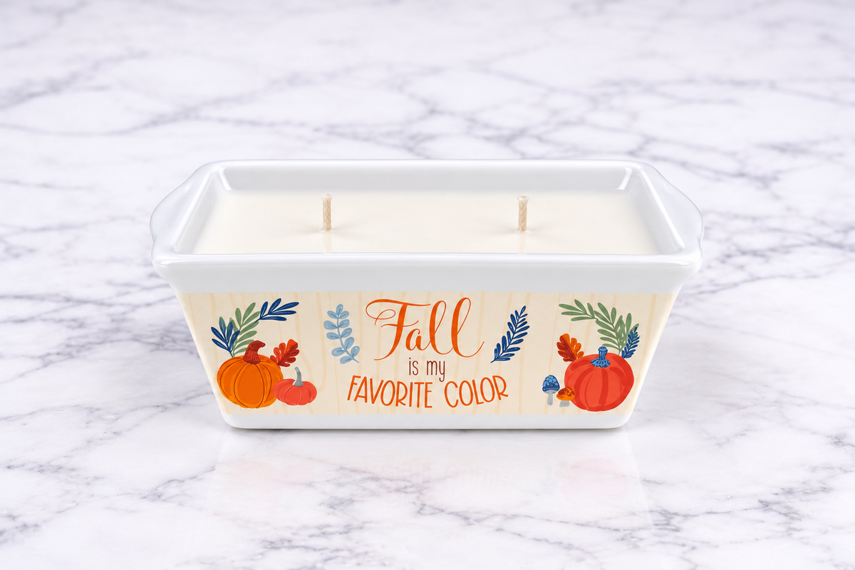 Fall Is My Favorite Color Loaf Candle