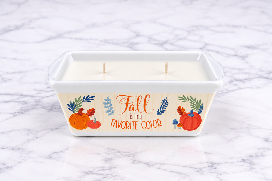 Fall Is My Favorite Color Loaf Candle