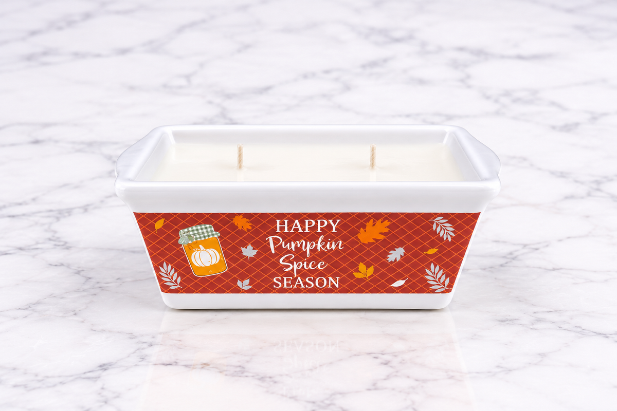 Happy Pumpkin Spice Season Loaf Candle