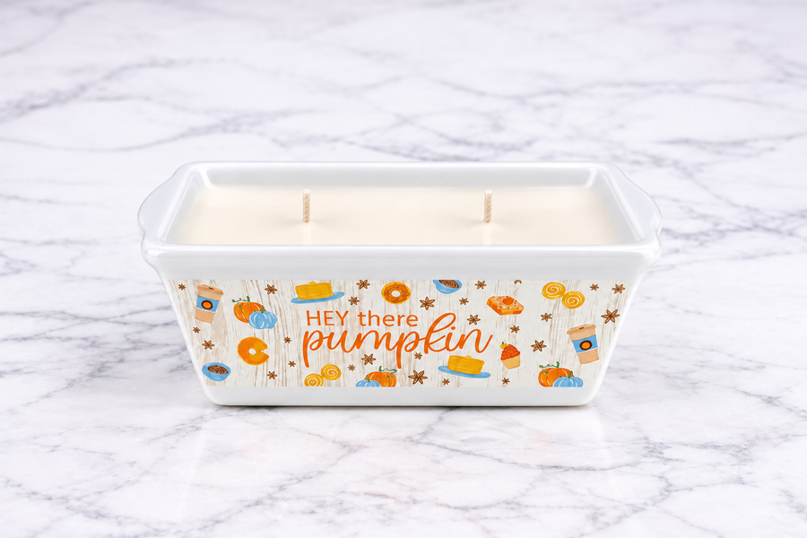 Hey There Pumpkin Loaf Candle