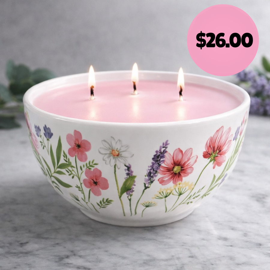 Spring Bowl Candle
