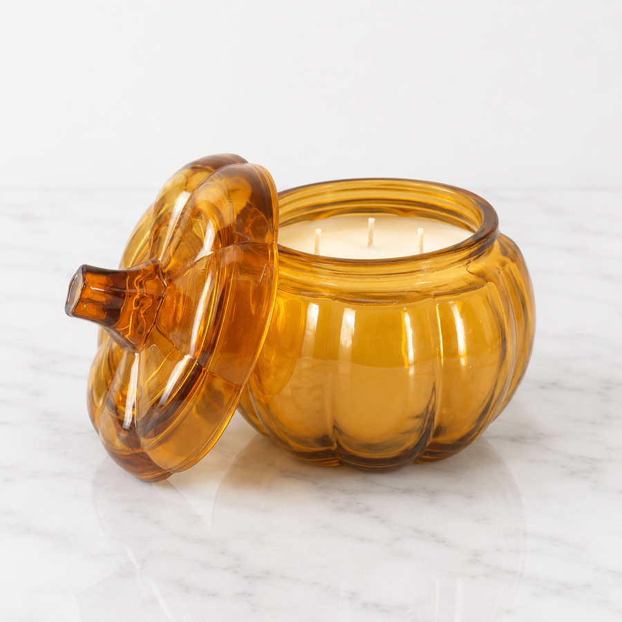 18oz Amber Mini Pumpkin