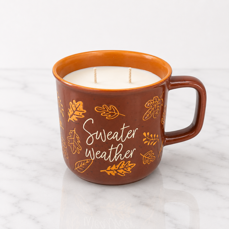 24oz Sweater Weather Mug Candle