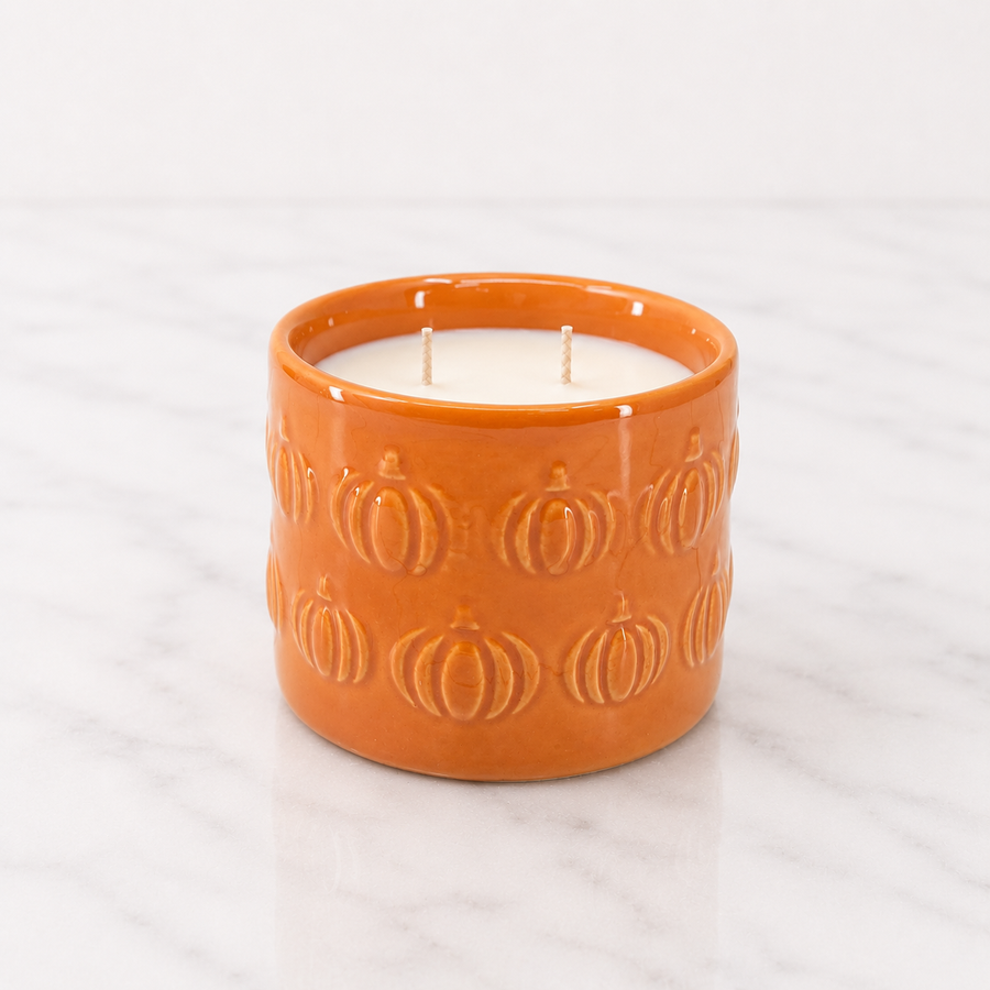 12oz Orange Pumpkin Cylinder