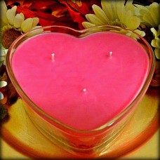 Heart Dish Candle