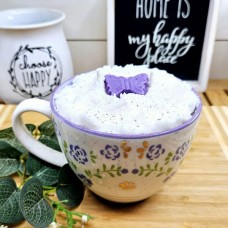 Spring Flower Coffee Cup Candle