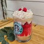 Starbies Raspberry White Mocha Latte