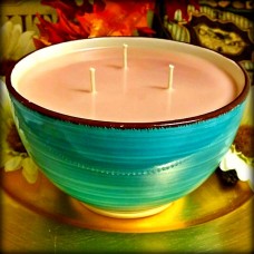 Turquoise Decorative Bowl Candle